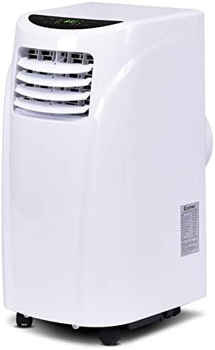 RELAX4LIFE Climatiseur Mobile Silencieux 9000BTU, Climatiseur Portable 4 en 1, Refroidisseur d'Air, Ventilateur, Déshumidificateur, Mode Nuit, 15-20㎡, Télécommande, Minuterie 24H, Classe Energie A