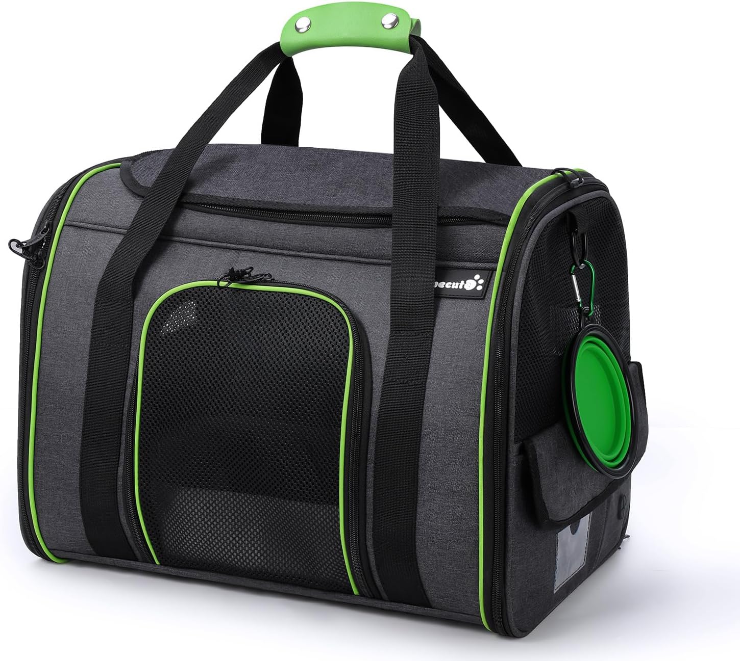 Pecute Sac de Transport pour Animal Domestique, Tissu en Maille Respirant, Convient pour Les Voyages, utilisé pour Chien, Les Chats et Les Chiots de Moins de 6 kg