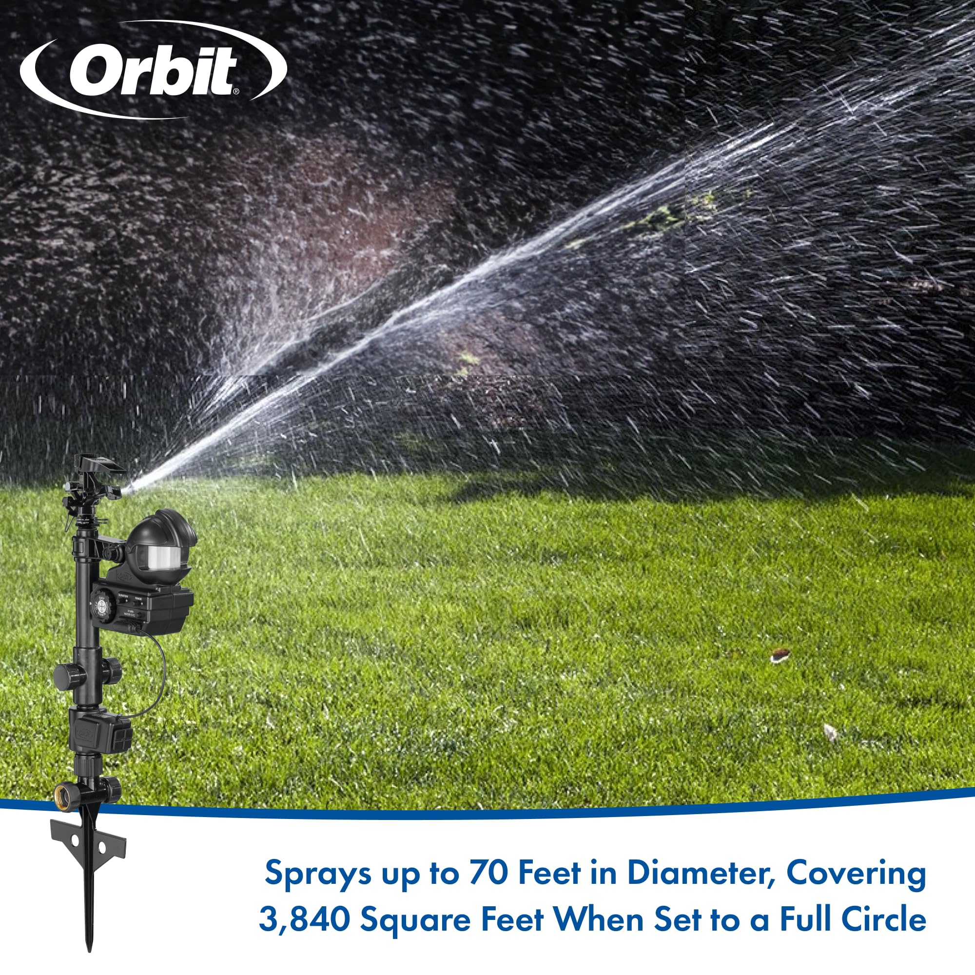 Orbit Yard Enforcer Motion-Activated Sprinkler