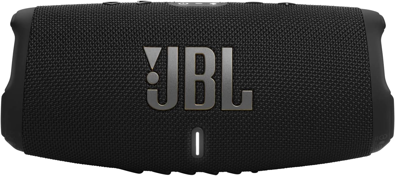 JBL Charge 5 WiFi, Enceinte portable, connexion Bluetooth et WiFi, Son Pro Original JBL, étanche à l'eau et à la poussière, 20h d'autonomie, Noire