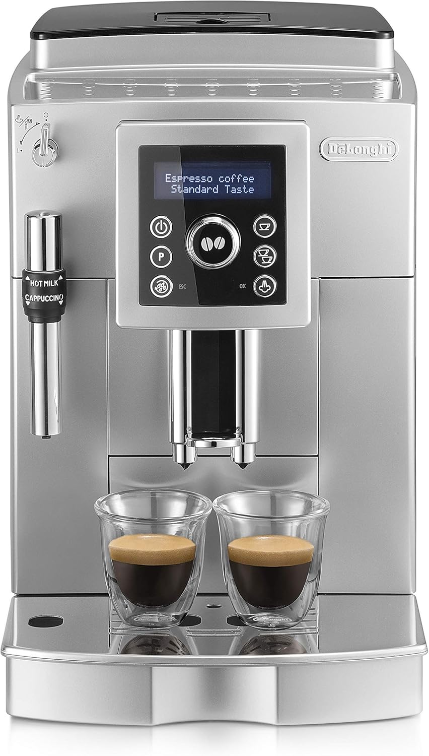 De'Longhi Magnifica Evo Machine a Café Grain ECAM292.33.SB, Machine Expresso et Cappucino, Argent [Exclusif Amazon], Cafè