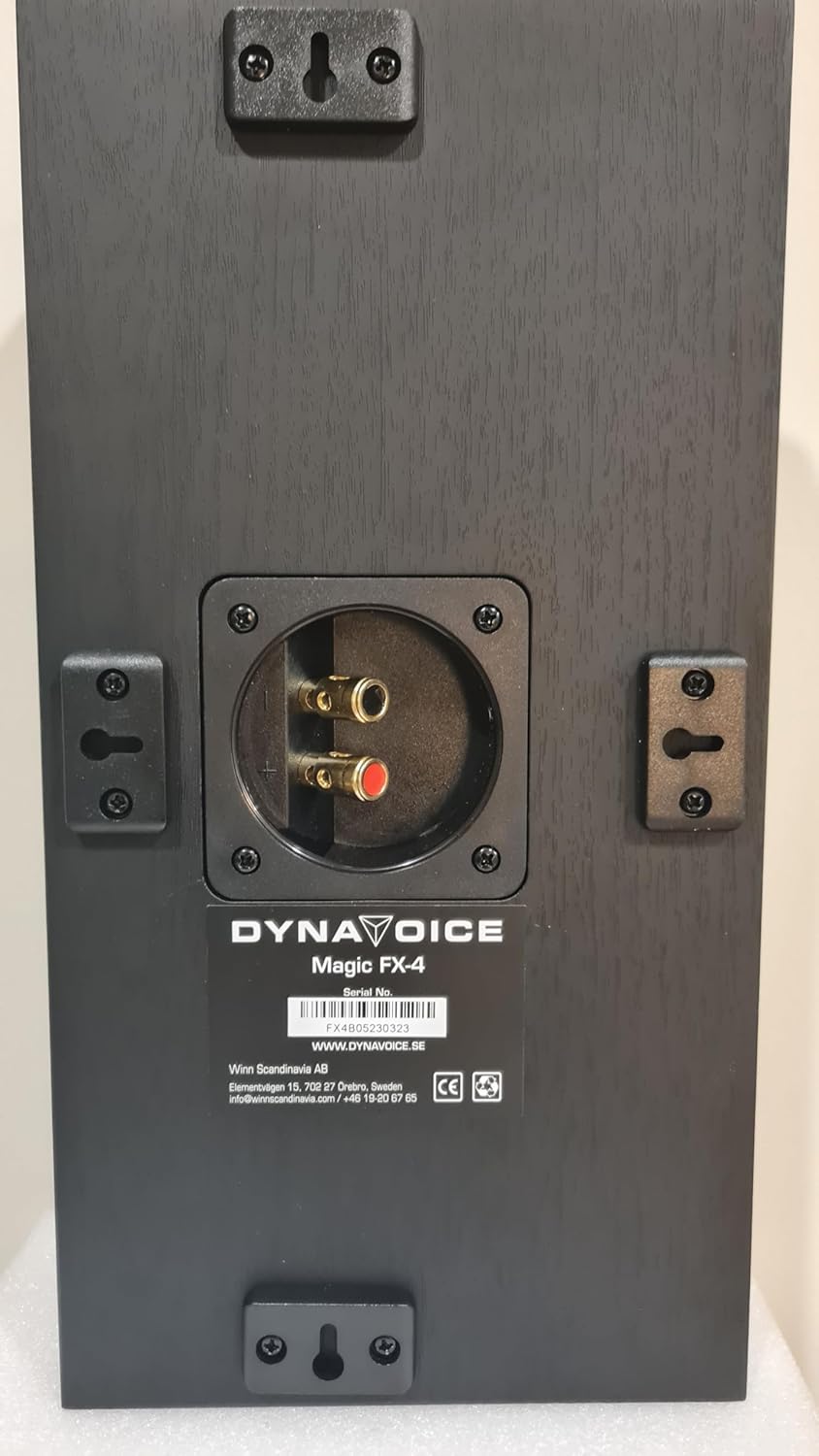 Dynavoice - Couple de Enceintes de étagère, Mur, Plafond. idéal pour Dolby Atmos. réf.: Magic FX-4. Noir.