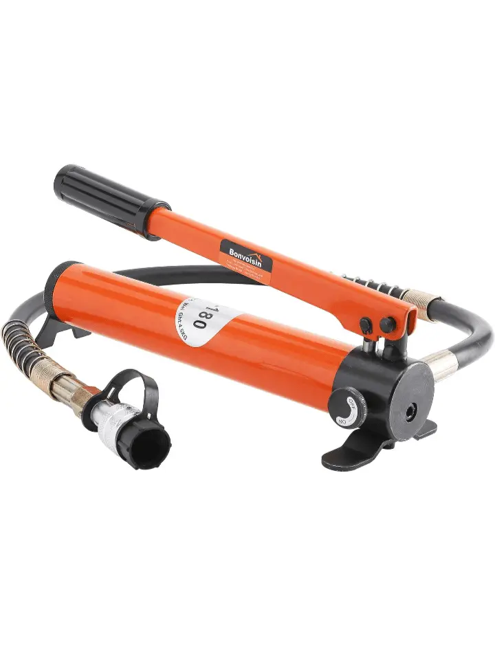 Bonvoisin CP-180 Manual Hydraulic Pump Hand Pump Hose Coupler for Hydraulic Tools(8500psi)