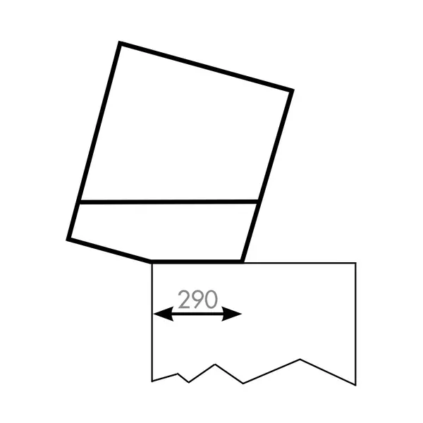 Vitrine Réfrigérée QBO Noire 620×670×670(h)mm | 1/2/3 Niveaux | Froid Ventilé + Éclairage RGB | SAYL