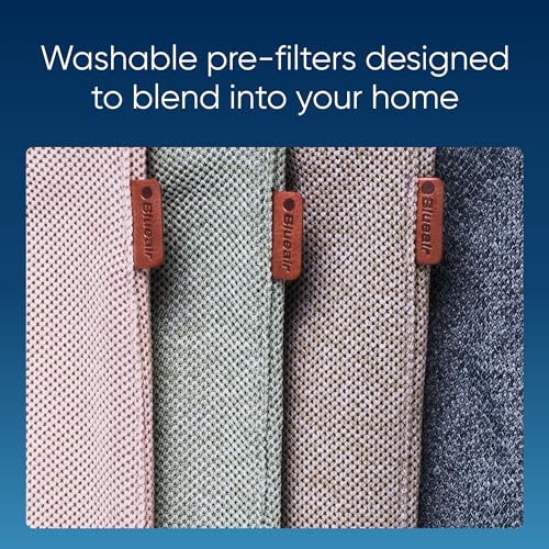 BLUEAIR Air Purifiers for Large Home Room, HEPASilent Air Purifiers for Bedroom, Pets Allergies Virus Air Cleaner for Dust Mold, Blue Pure 311i+ Max