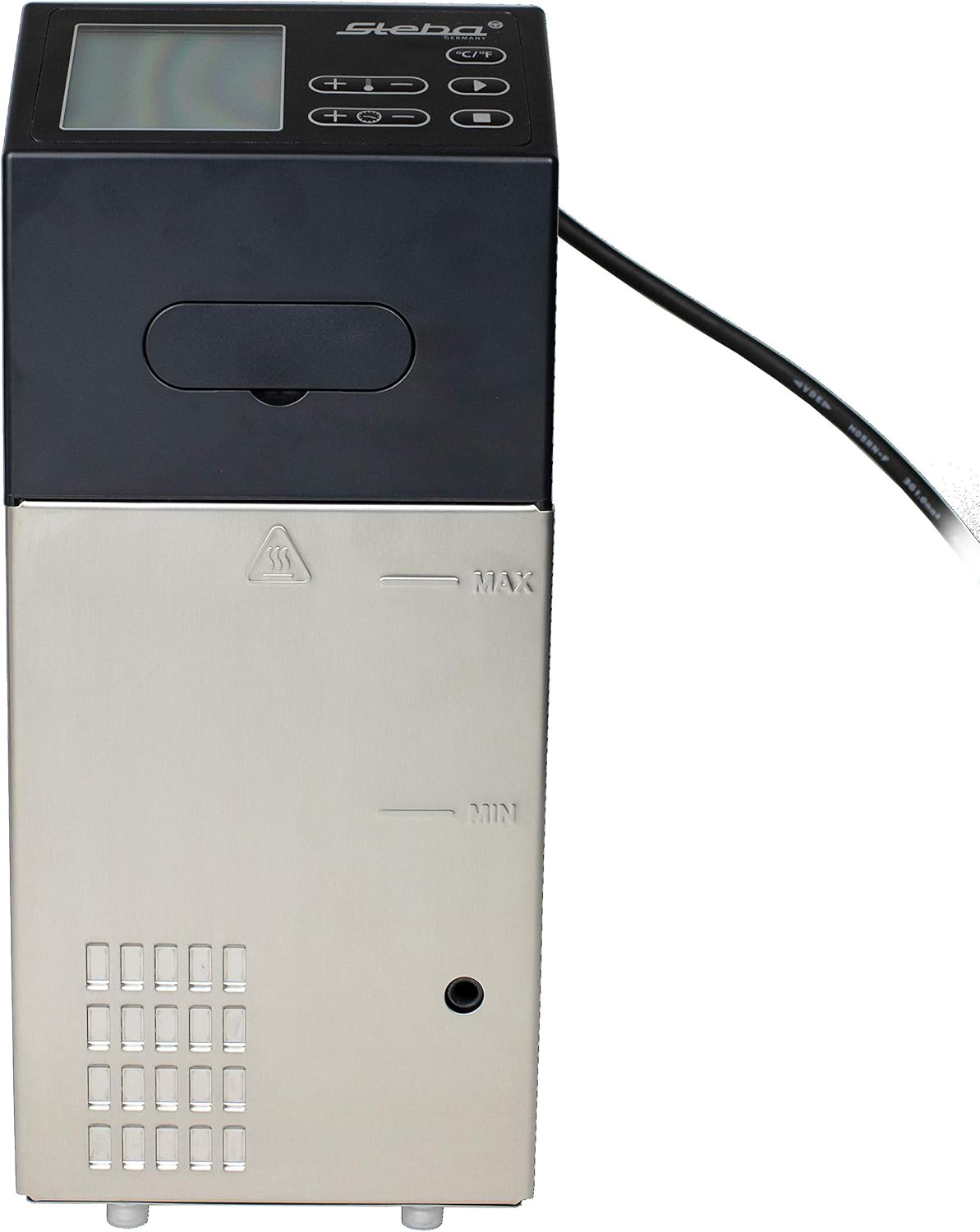 Steba SV 100 Professional Cuiseur sous vide de puissance de la pompe 7,5 L/min, 1500 W - Noir, acier inoxydable