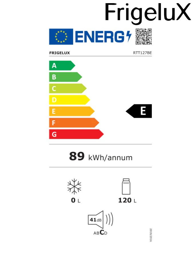 Frigelux RTT127BE