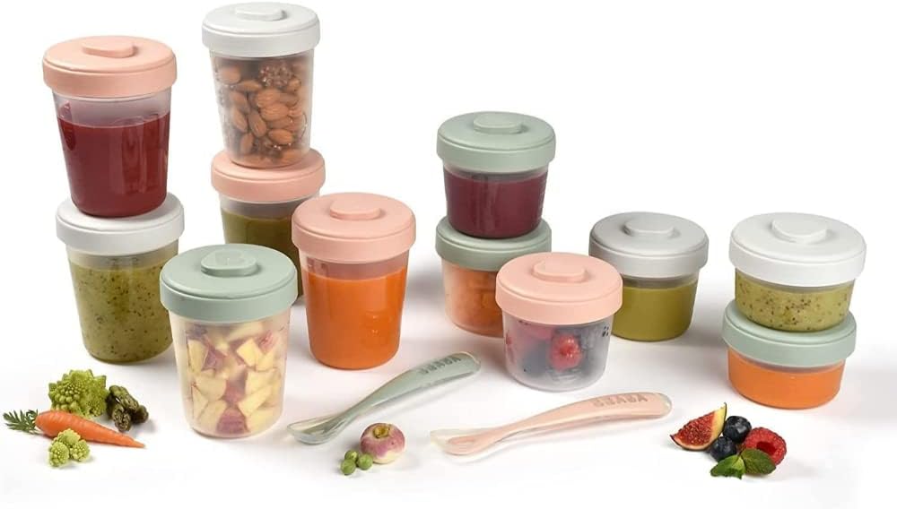 BÉABA, Babycook Duo Robot Bébé 4 en 1 Mixeur-Cuiseur, Cuisson Vapeur rapide 15min , Diversification alimentaire, Petits pots bébé maison, Contenance XXL 2200 ml, Noir