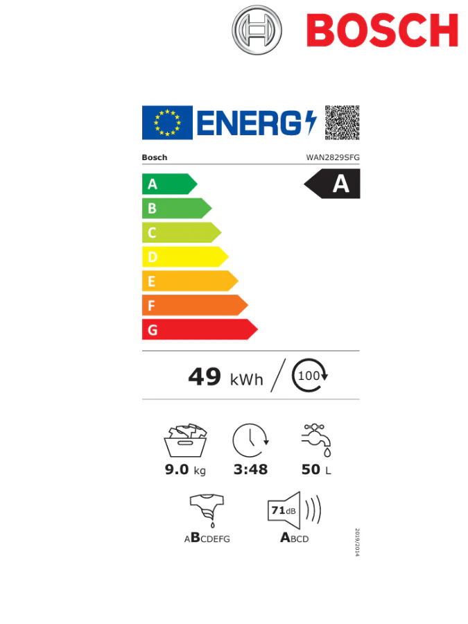 Bosch WAN2829SFG