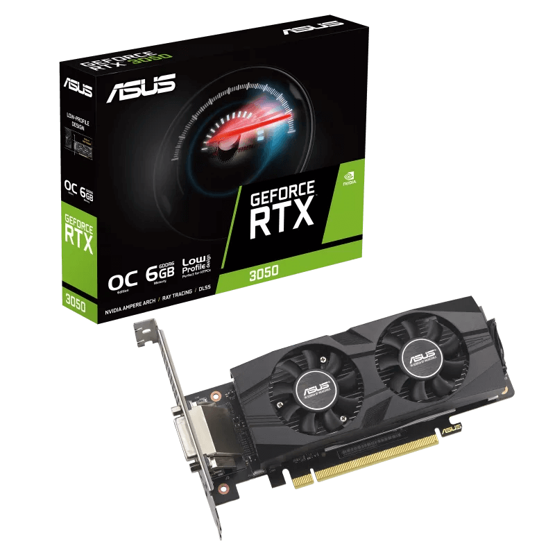 Asus Dual GeForce® RTX 3050 O6G LP BRK