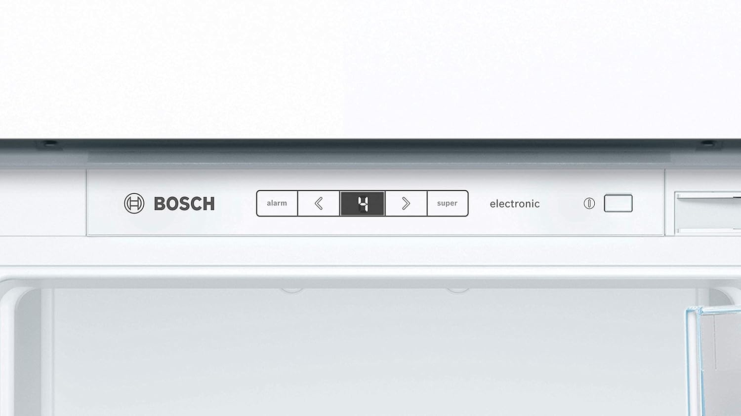 Bosch KIR81AFE0 Serie 6 Réfrigérateur encastrable, 177,5 x 56 cm, 319 L, charnière plate, fabriqué en Allemagne, VitaFresh plus 2 x fraîcheur plus longue, éclairage LED uniforme