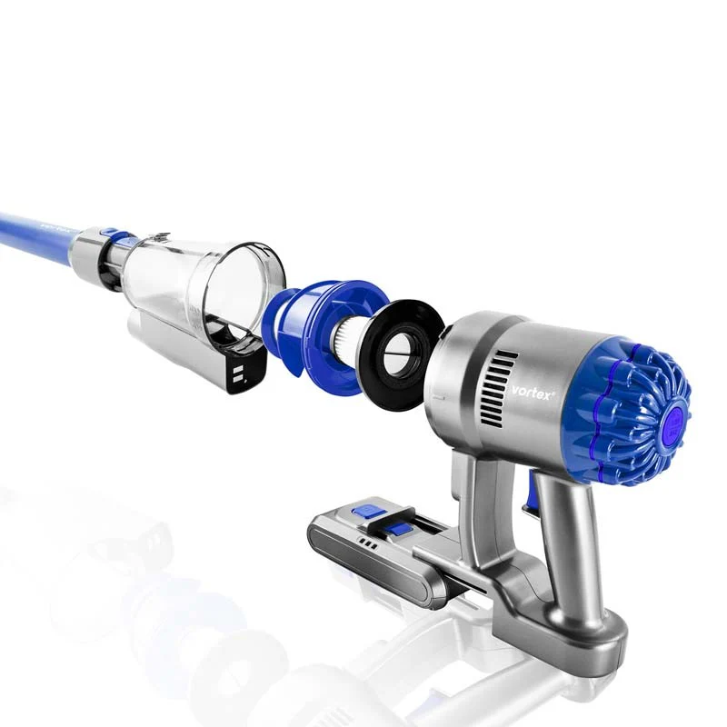 Aspirateur Balai Sans Fil Gris bleu de 265 W F26 Vortex