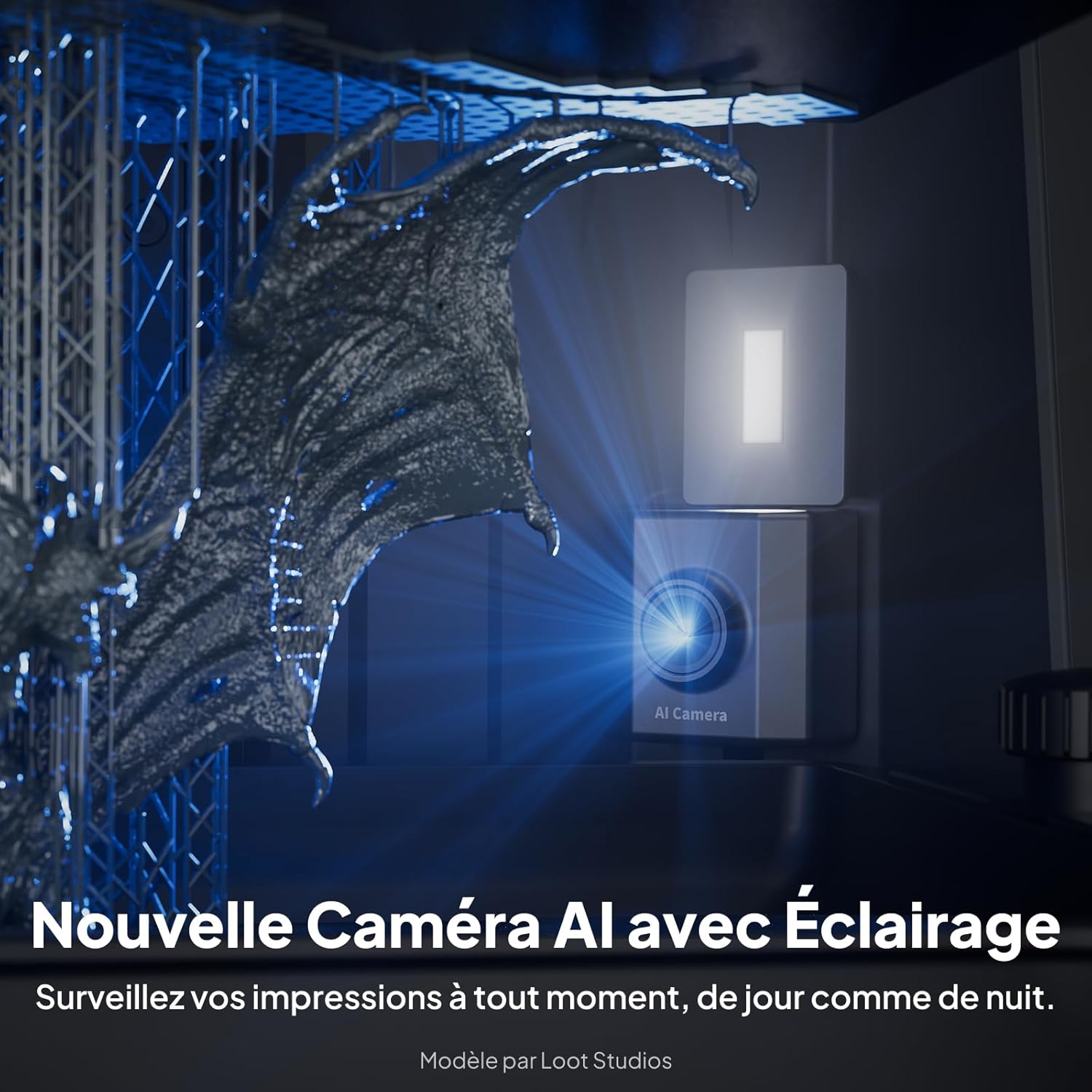 ELEGOO Saturn 4 Ultra Imprimante 3D Résine, LCD Mono 12K de 10 Pouces, Haute Vitesse de 150 mm/h, Nivellement Automatique et Intelligente, Transfert WiFi, Taille d'impression 218,88x122,88x220 mm³