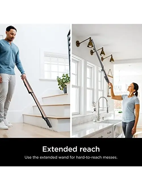 Shark WS642RG WANDVAC System Pet 3-in-1 Ultra-Lightweight Powerful Cordless Stick & Handheld Vacuum Combo with Charging Dock, Duster Crevice Tool & Pet Multi-Tool, Rose Gold