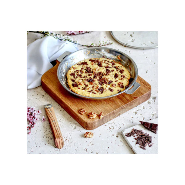 Poêle inox Casteline amovible 32cm Cristel