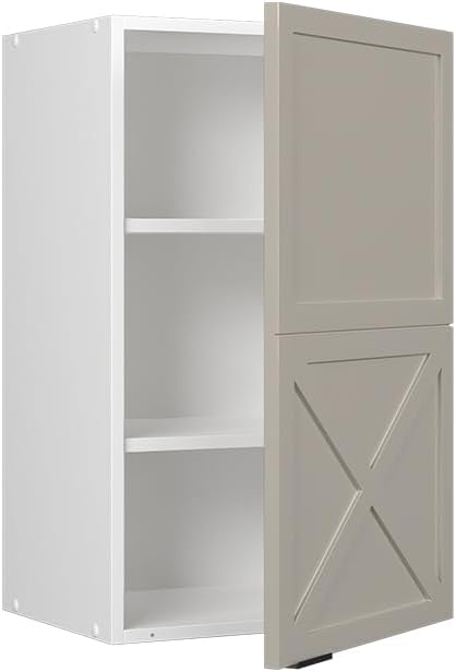 Vicco Meuble pour Four Fame-Line, Blanc Haute Brillance/Blanc, 60 cm avec étagères Ouvertes