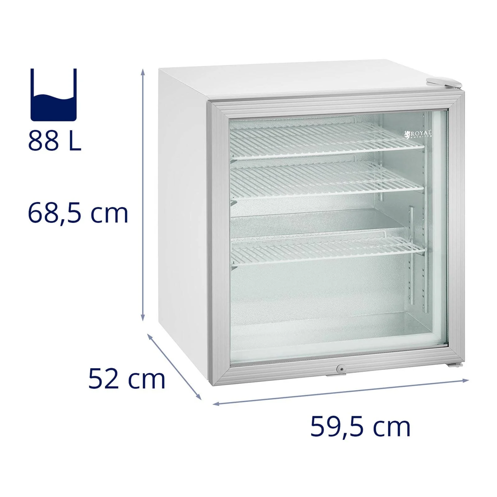 Mini-congélateur vertical 88 litres 180 watts 14_0005251