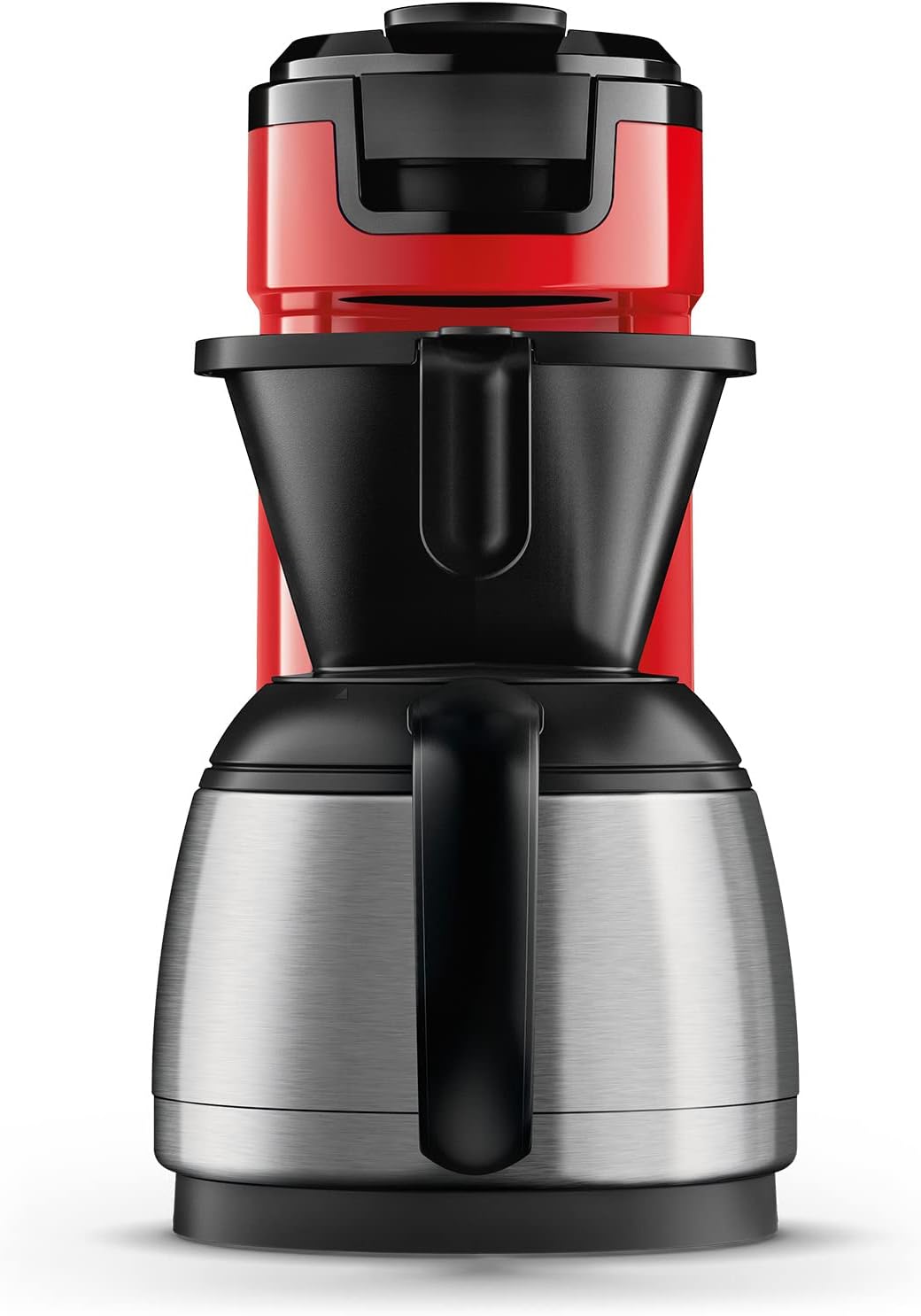 Philips Senseo Switch Pad- und Filterkaffeemaschine, 2-in-1-Brühtechnologie, 1-Liter-Wasserbehlter, 7 Tassen in einem Durchgang, Klavierlackschwarz (HD6592/64)