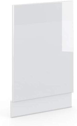 Vicco Meuble pour Four Fame-Line, Blanc Haute Brillance/Blanc, 60 cm avec étagères Ouvertes