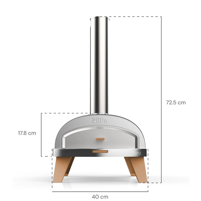 Four à Pizza PIANA à pellets Sable Ziipa