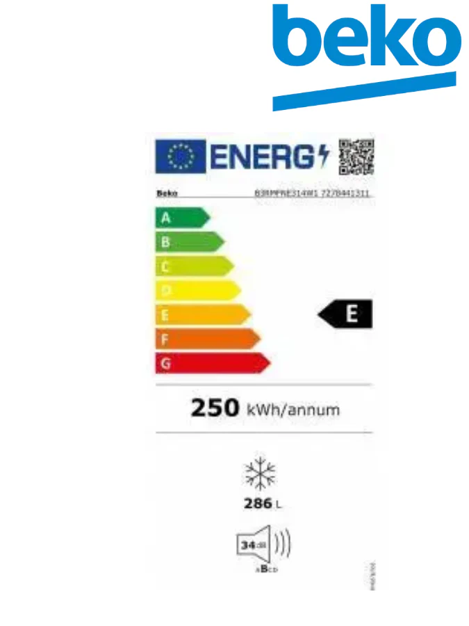 Beko B3RMFNE314W1