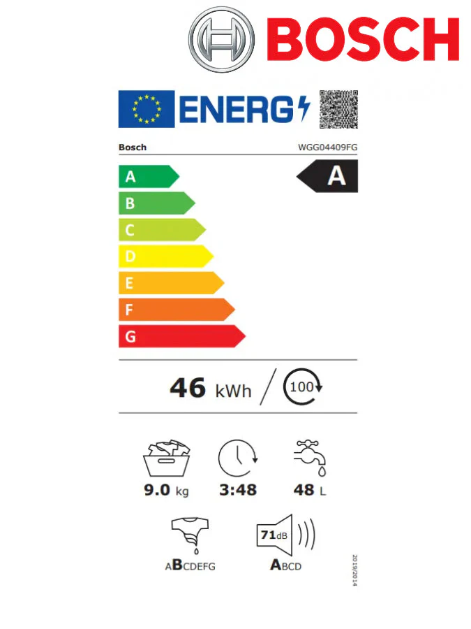 Bosch WGG04409FG