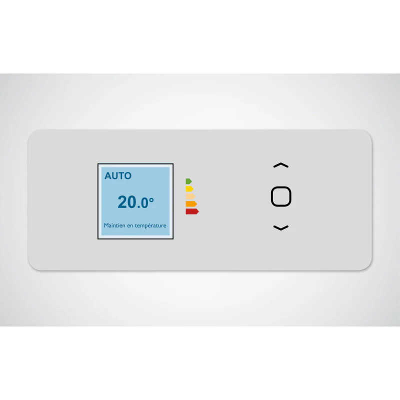 Radiateur Chaleur 1800w Agilia Vertical Pilotage Intelligent Connecté Blanc Carat   518418 Atlantic