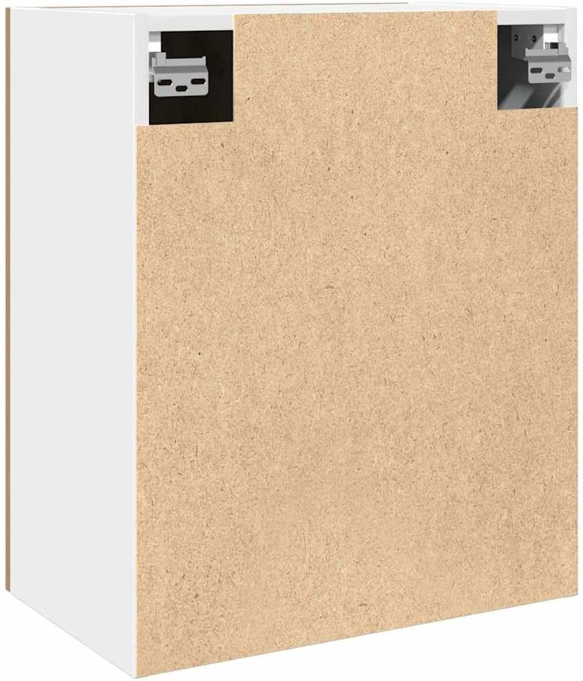 vidaXL Armoire à Micro-Ondes Placard Armoire de Rangement Meubles de Cuisine avec 4 Etagères Intérieur Maison Gris Béton 60x57x207 cm Aggloméré