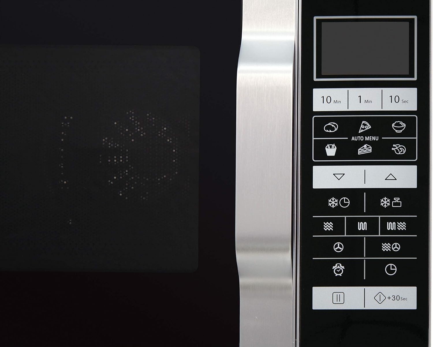 Sharp R-860S Micro-ondes Combiné 25 litres à plateau fixe - Argent