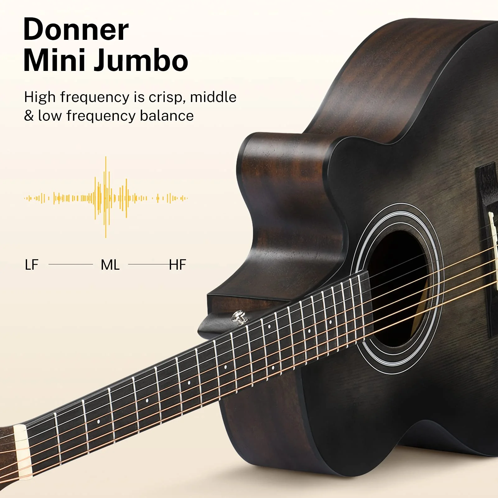 Donner 40 Inch Acoustic Guitar for Beginner