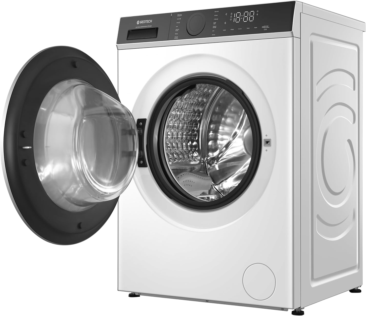 Lave-linge frontal GEDTECH GLL71200WH - 7 Kgs - 1400 tr/mn - 16 programmes - Eco - Intensif - Rapide – Très Faible conso