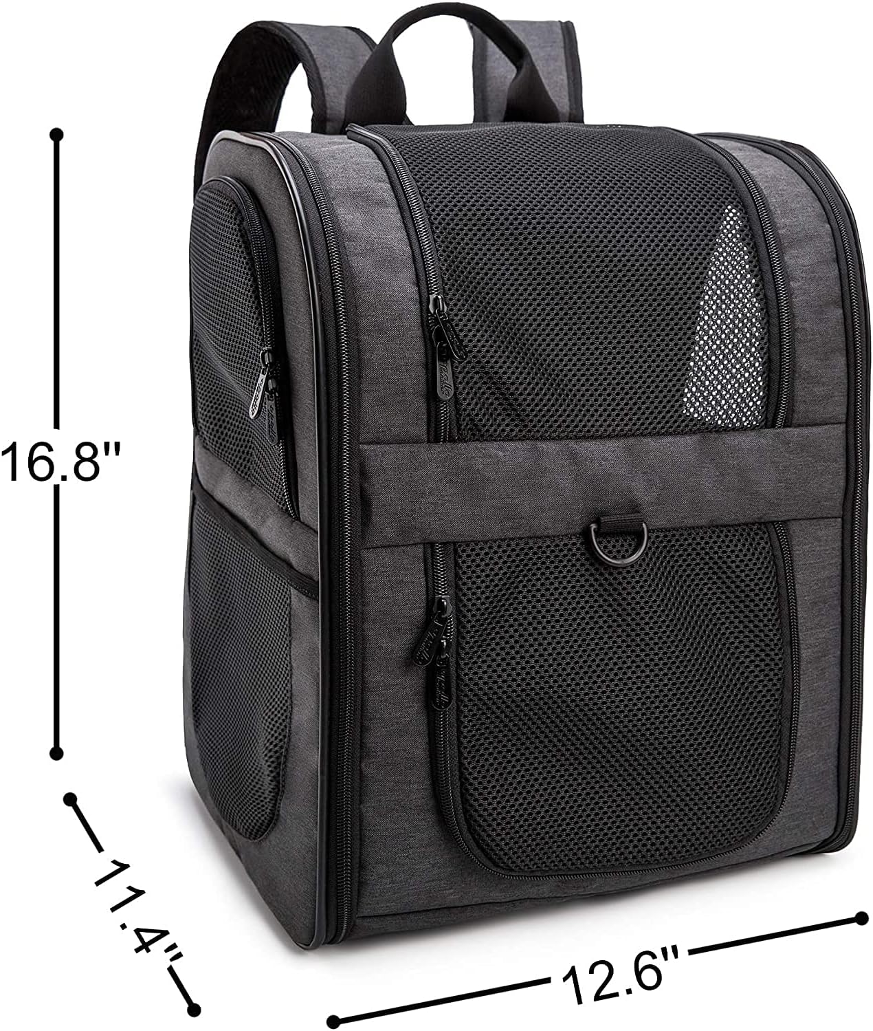 apollo walker Sac à dos pour animaux de compagnie, sac de transport pour chiens et chats de 2 à 12 kg, souple, vert armée