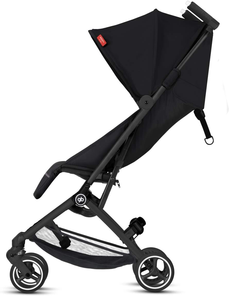 gb Gold Poussette Pockit+ All Terrain, Ultra-compacte, De 6 mois jusqu'à 22 kg (4 ans env.), Velvet Black