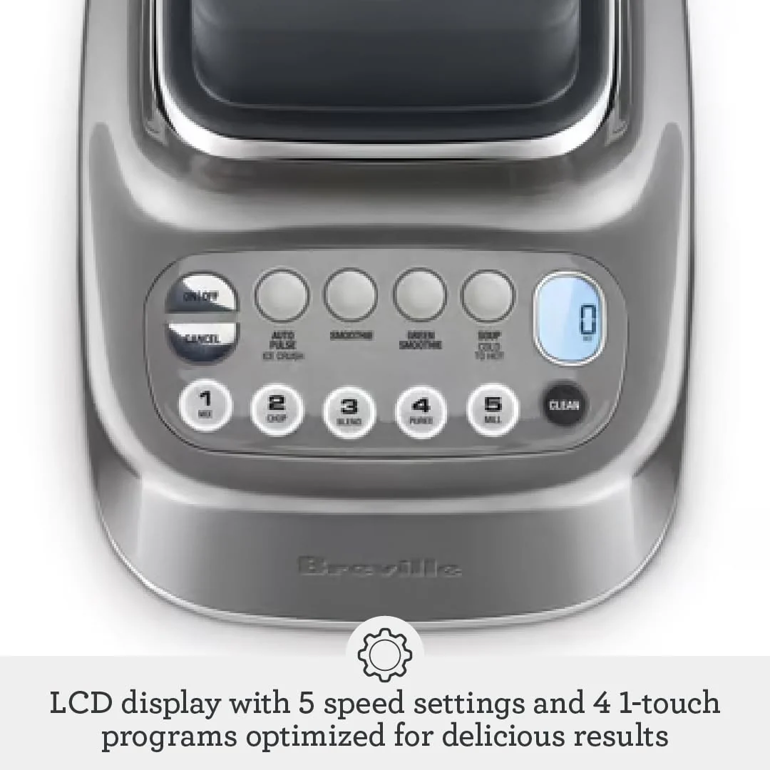 Breville Q Blender BBL820SHY, Smoked Hickory