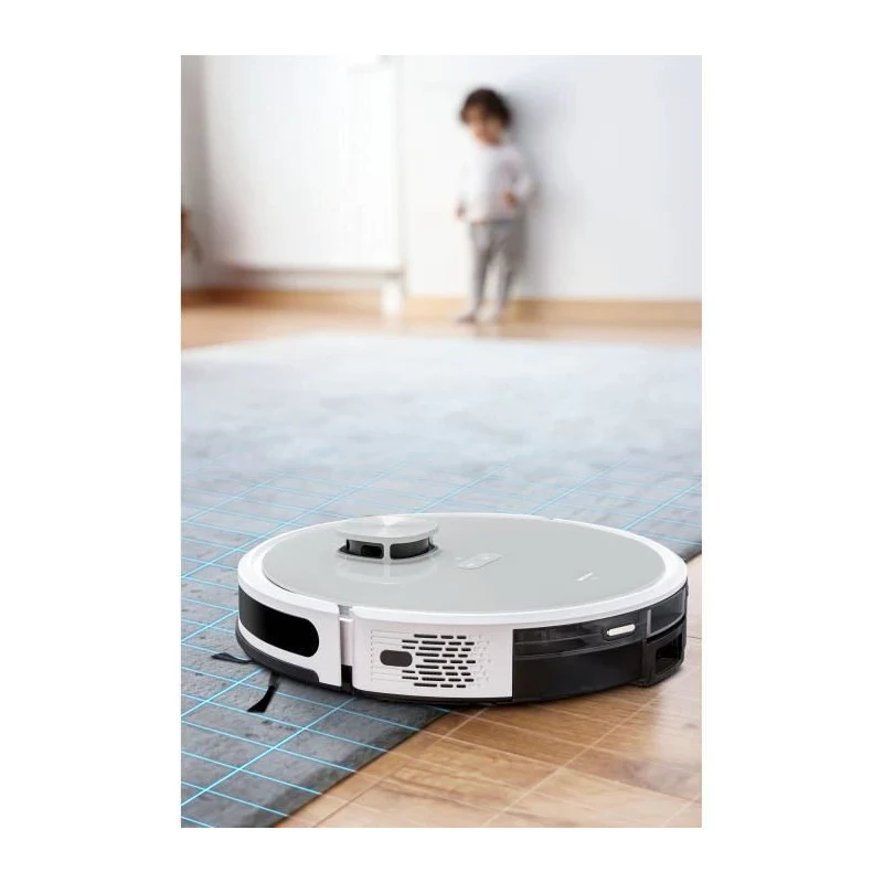 Medion X21 Sw - Robot Aspirateur Laveur Avec Station De Vidange - Navigation Laser - Puissance 3000 Pa Medion