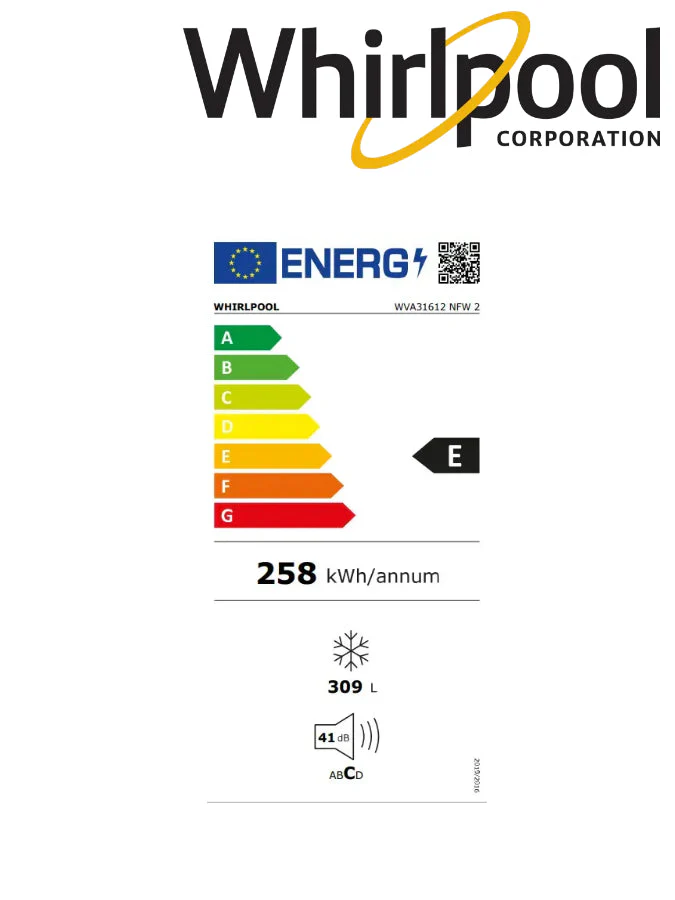 Whirlpool WVA31612NFW