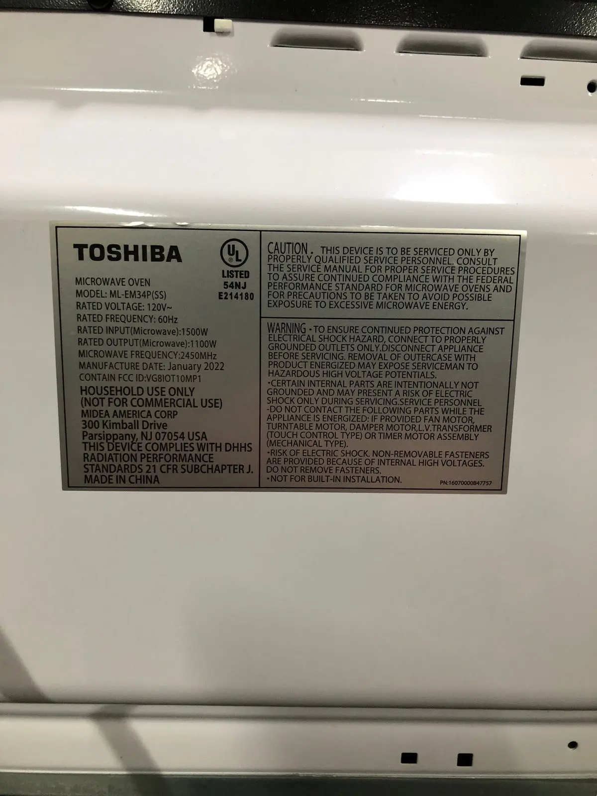 TOSHIBA ML-EM34P(SS) Smart Countertop Microwave, Sensor Reheat, Works With Alexa & Remote Control, Kitchen Essentials, Mute Function&ECO Mode, 1100W, 1.3 Cu Ft, With 12.4