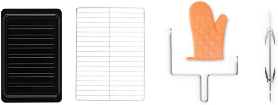 ARDES - AR6440VD Four électrique ventilé Capacité de 31 litres avec lumière interne 9 fonctions de cuisson minuterie double vitrage avec accessoires MIST 400, Noir