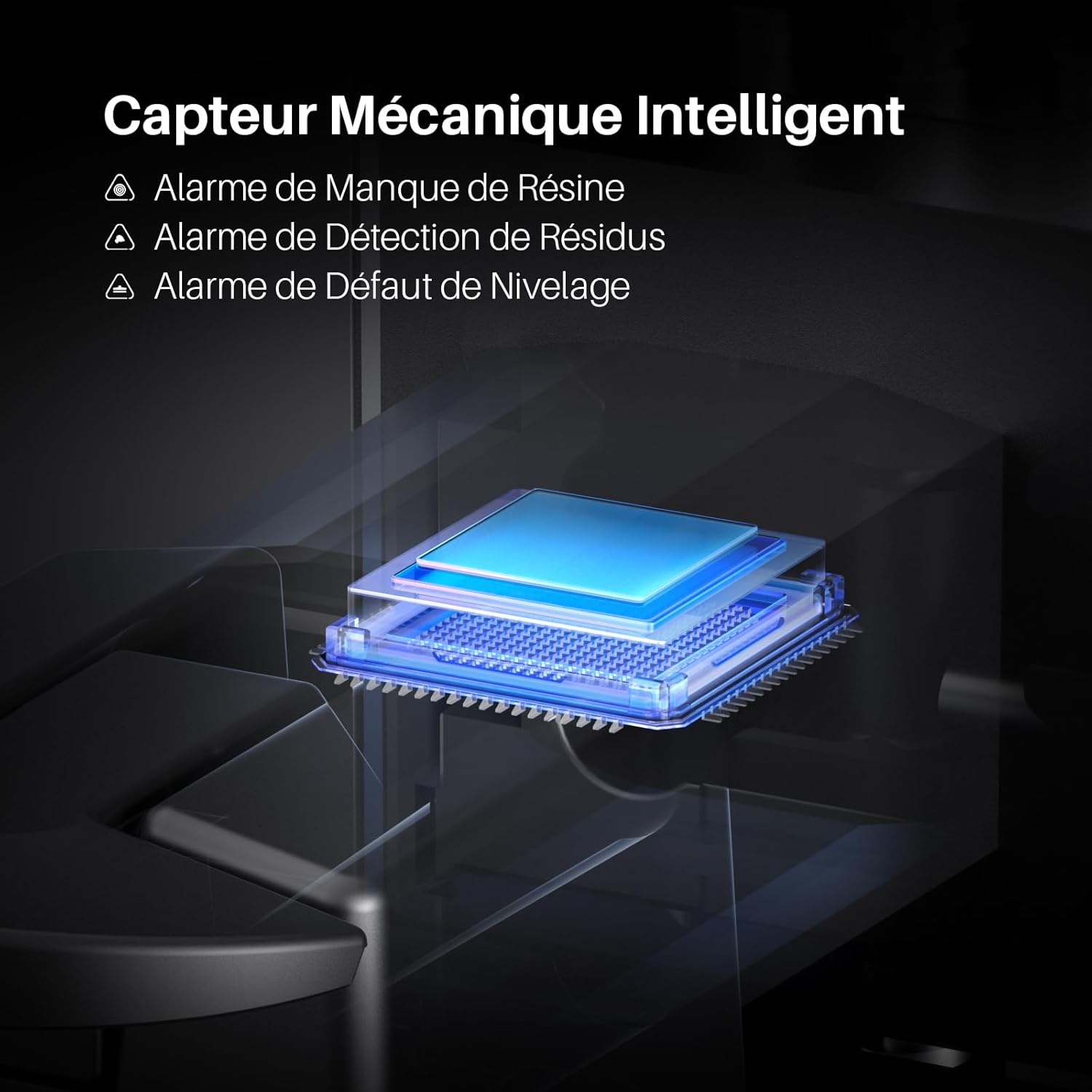 ELEGOO Mars 5 Ultra Imprimante 3D Résine 9K, Impression à Haute Vitesse 150mm/h, Nivellement Automatique, Détection Intelligente, Transfert Wi-Fi, Taille d'Impression 153.36 x 77.76 x 165 mm³