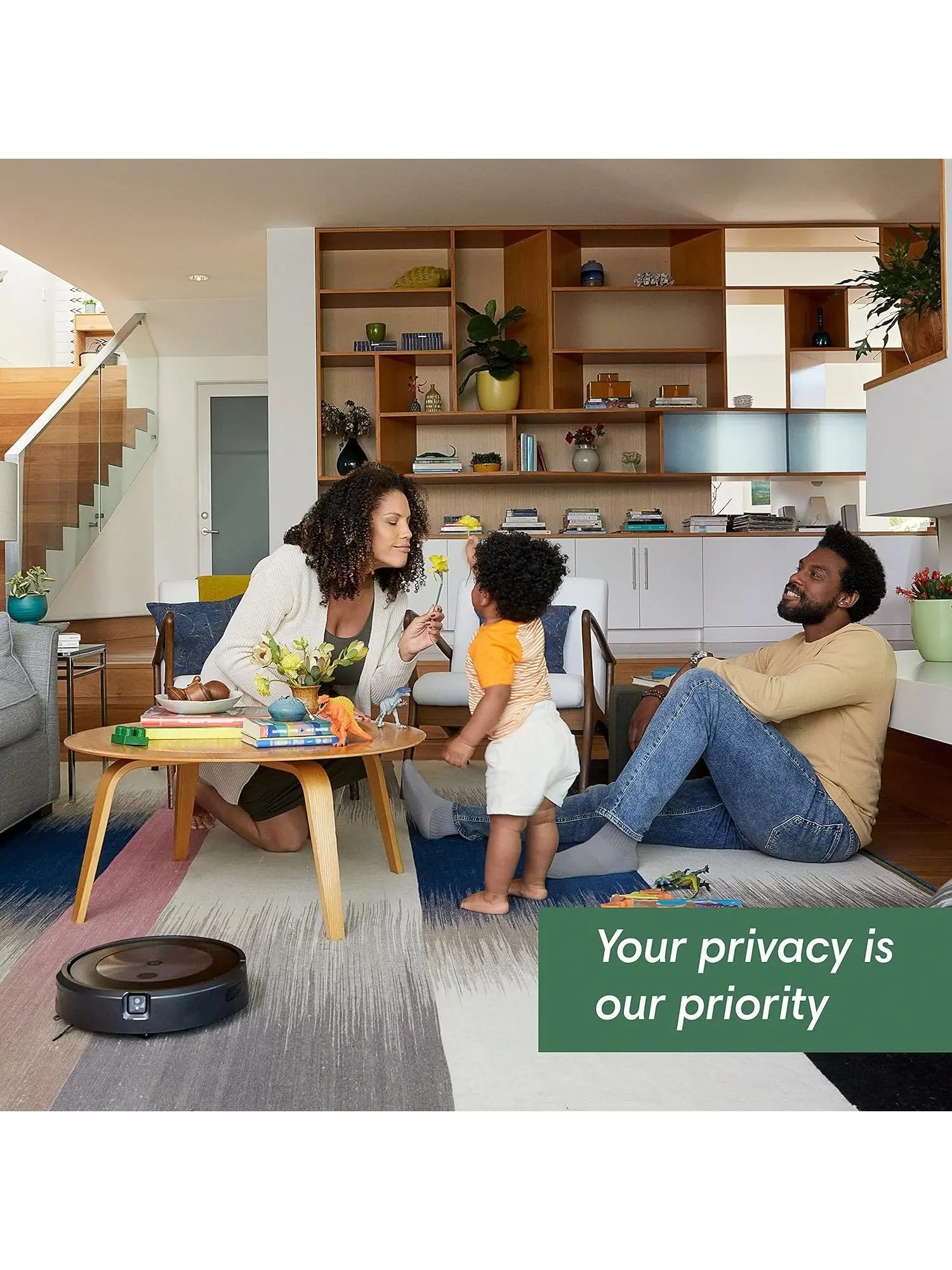 iRobot Roomba j7 (7150) Wi-Fi Connected Robot Vacuum - Identifies and avoids Obstacles Like pet Waste & Cords, Smart Mapping, Works with Alexa, Ideal for Pet Hair, Carpets, Hard Floors, Roomba J7