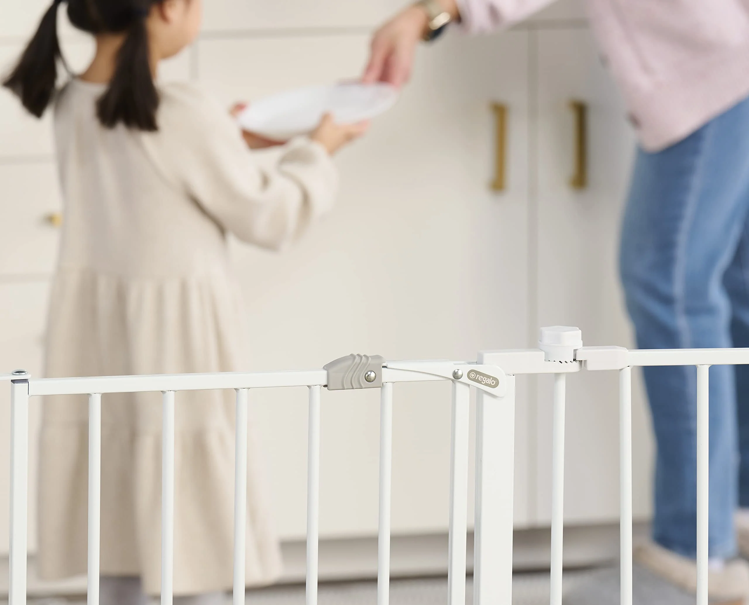 Regalo 192 Inch Super Wide Adjustable Baby Gate and Play Yard