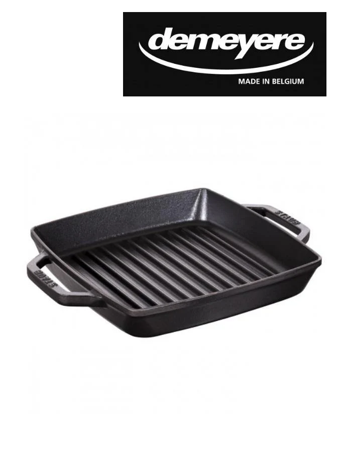 STAUB GRILL PANS POÊLE À GRILLER BLACK MATT