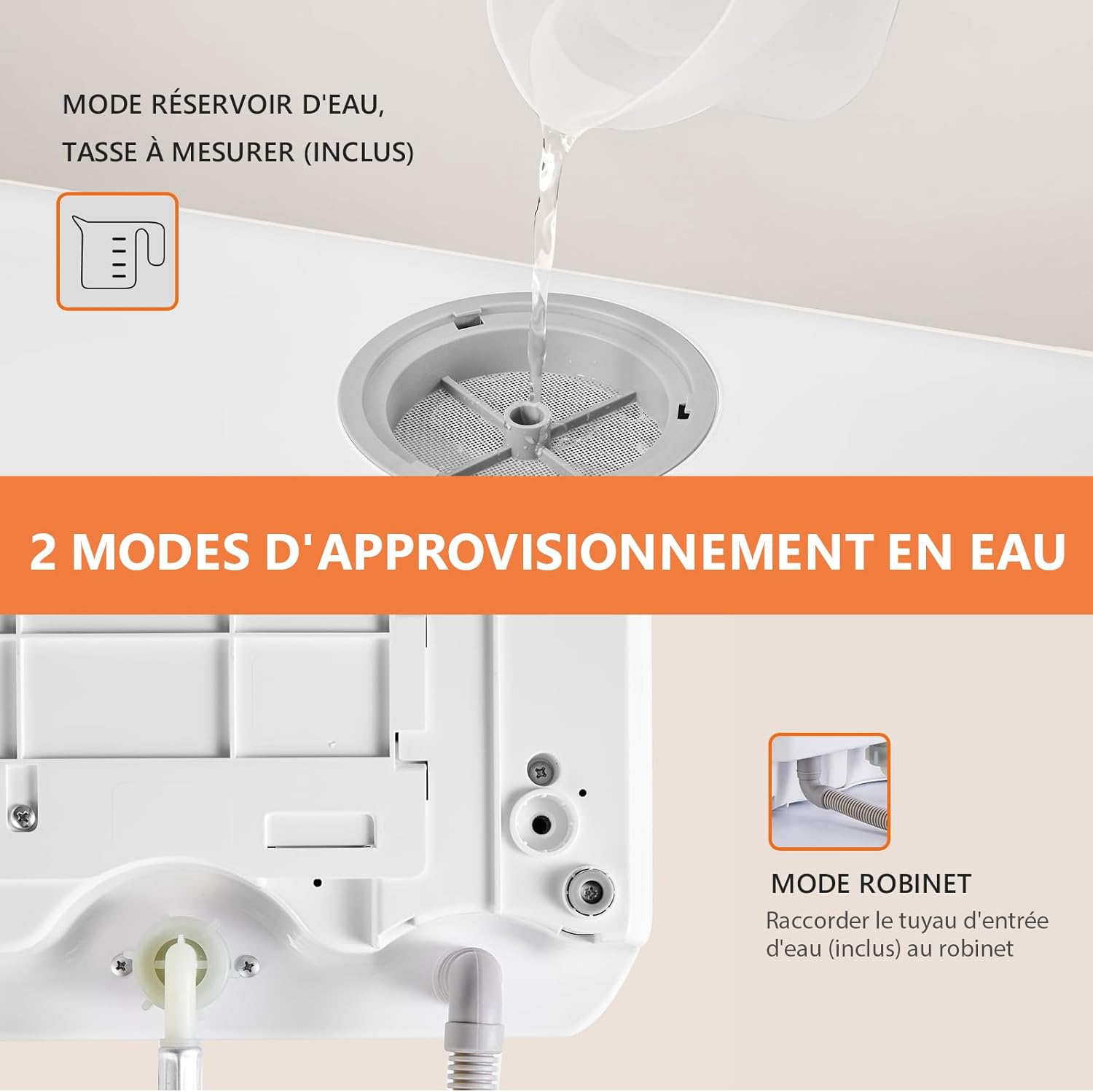 Karlxtom Lave-vaisselle de table, Mini Lave-vaisselle avec Comman destactiles à LED, 45CM, 6 Programmes, Lavage des fruits, Soins Pour Bébés