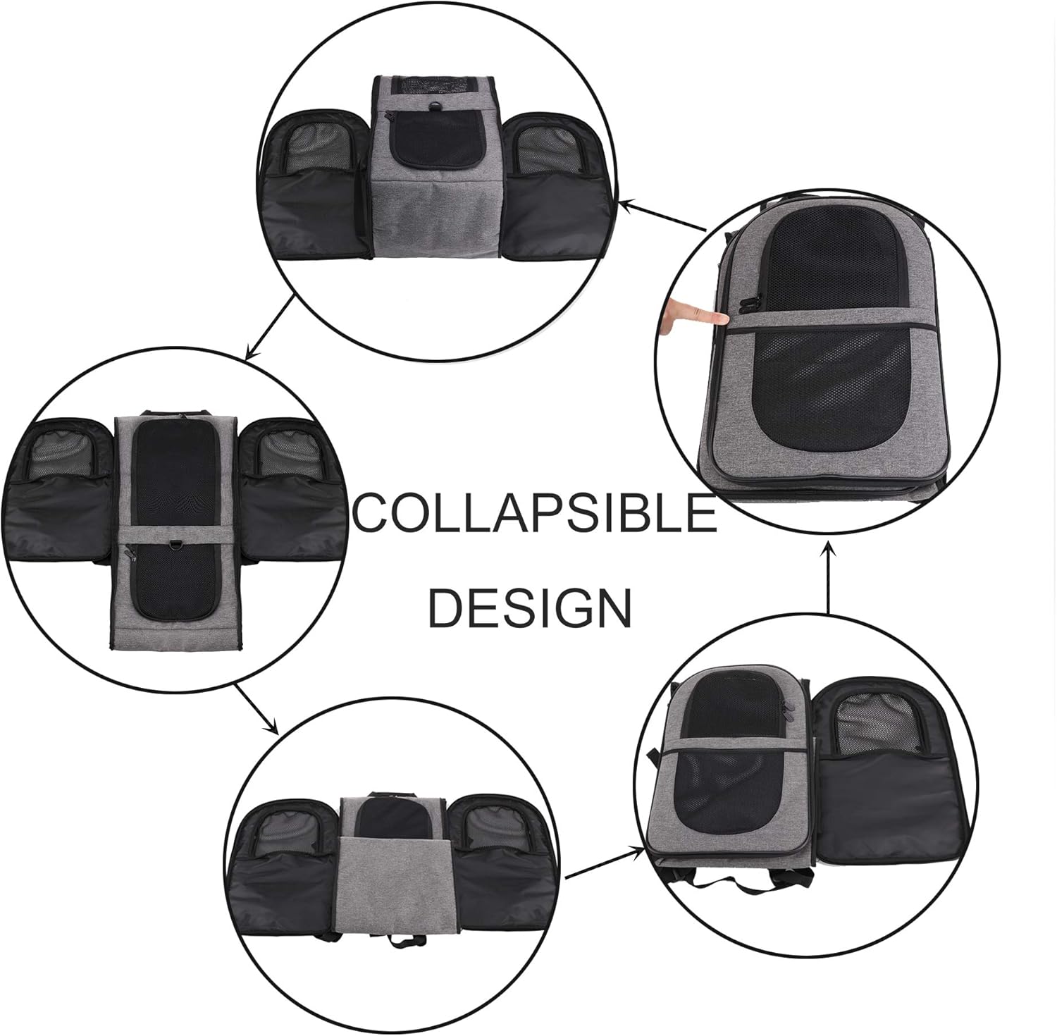 apollo walker Sac à dos pour animaux de compagnie, sac de transport pour chiens et chats de 2 à 12 kg, souple, vert armée