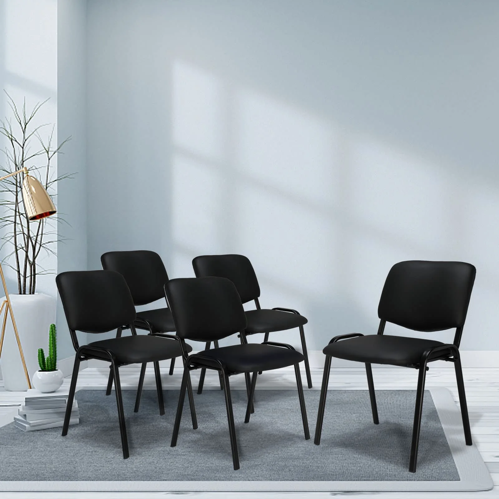 VINGLI Waiting Room Chairs, 5-Pack Conference Room Chairs