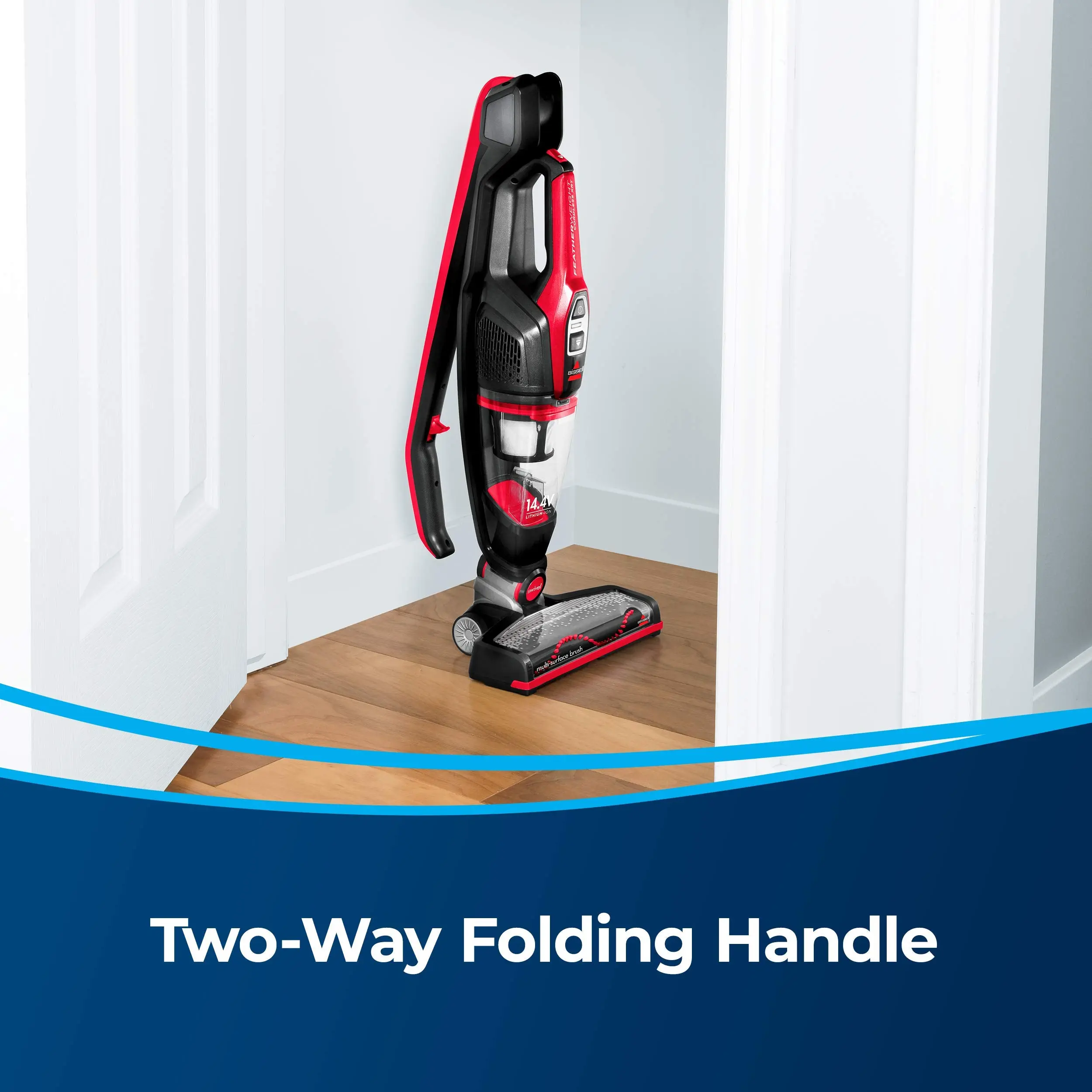 BISSELL, 3061 Featherweight Cordless Stick Vacuum, Electric Blue, Black