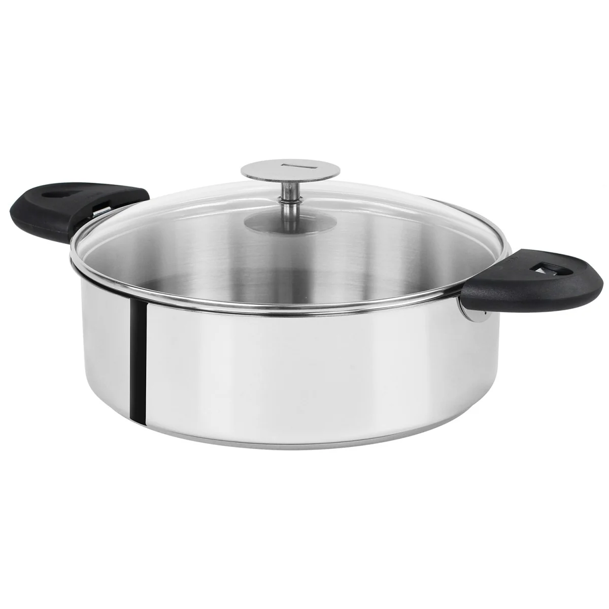 Sauteuse inox à poignée amovible 20cm Cristel