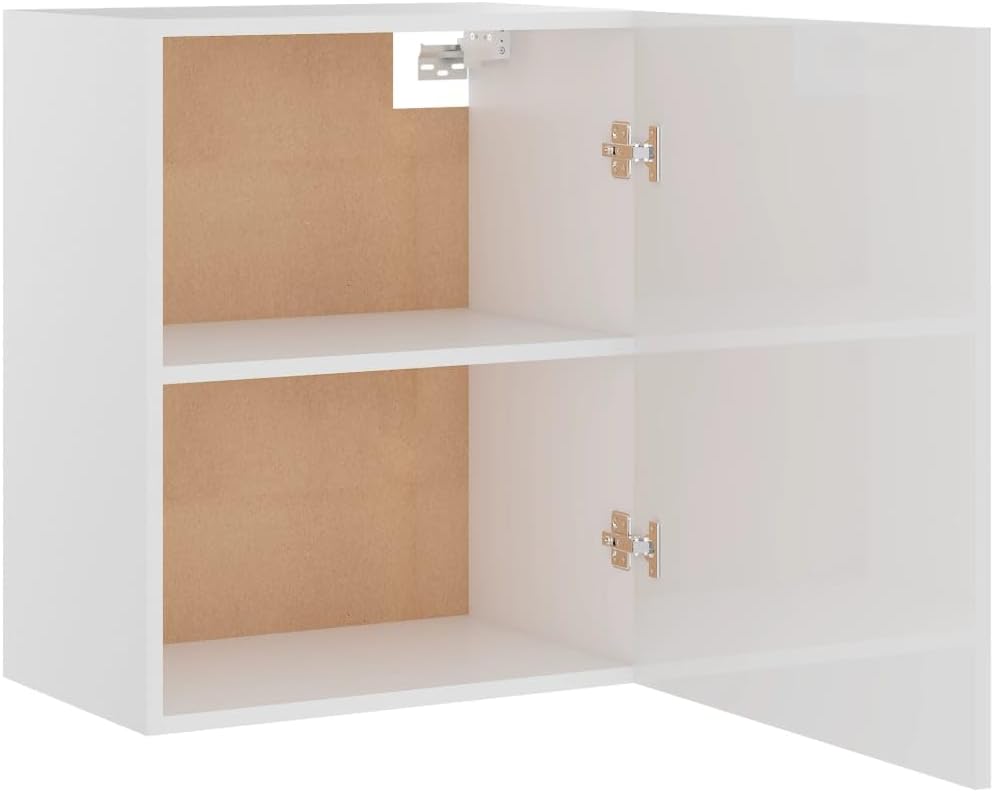 vidaXL Armoire à Micro-Ondes Placard Armoire de Rangement Meubles de Cuisine avec 4 Etagères Intérieur Maison Gris Béton 60x57x207 cm Aggloméré