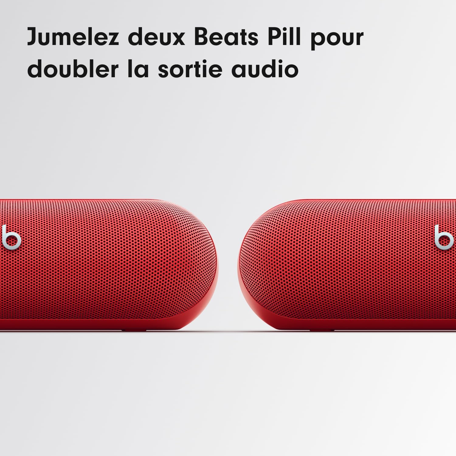 Beats Pill – Enceinte sans Fil Bluetooth et Recharge Mobile Via USB-C – Jusqu'à 24 Heures d'autonomie, résistance à l'eau (IP67), compatibilité Apple et Android, Microphone intégré – Champagne