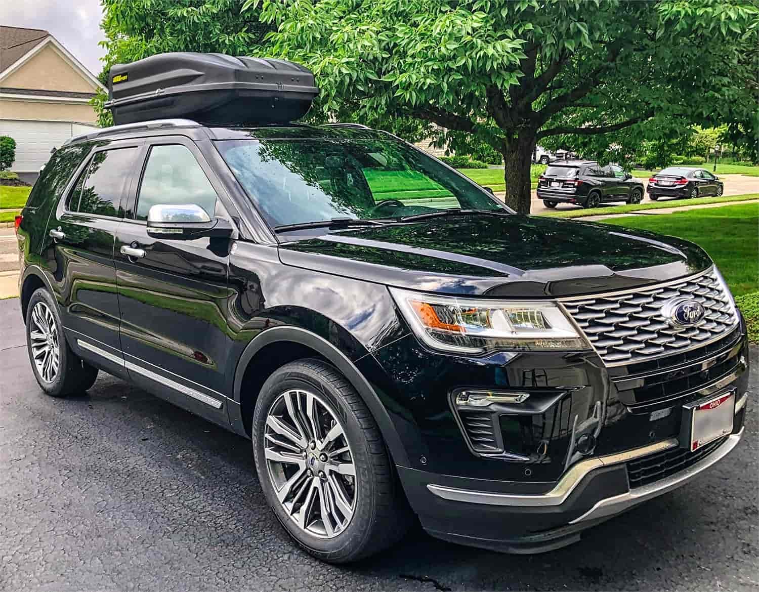 JEGS Large Rooftop Cargo Carrier for Car Storage Weatherproof Storage